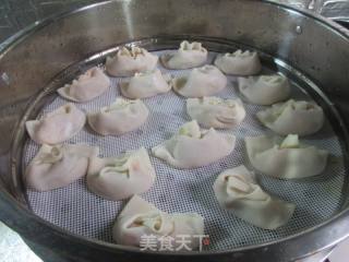 纯菜鸡肉泥年夜馄饨的做法步调：9
