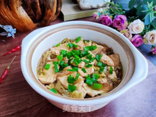 利剑菜豆腐炖粉条的做法步调：11