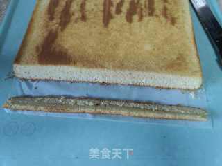 蓝莓蛋糕卷的做法步调：17