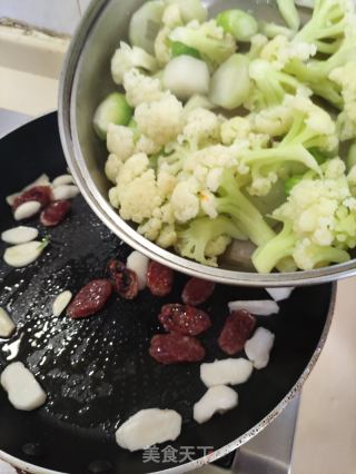 纯菜炒香肠的做法步调：7