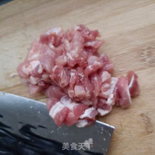 肉丁萝卜小豆沫的做法步调：6