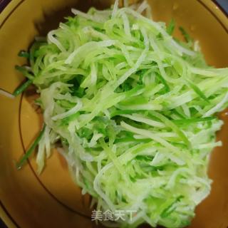 肉丁萝卜小豆沫的做法步调：14