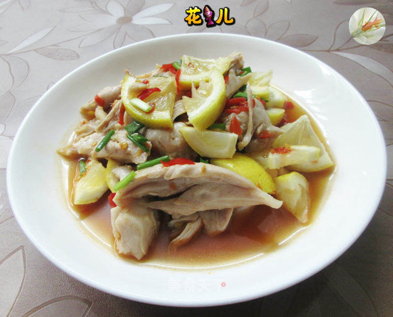 【低脂版】柠檬脚撕鸡的做法