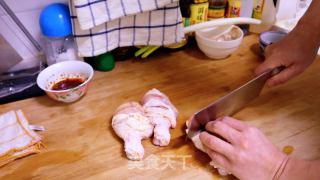 卤鸡腿拌饭的做法步调：1