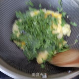 茼蒿叶海参滑蛋的做法步调：7
