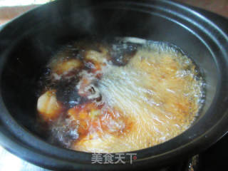 鲍鱼花螺鸡块煲的做法步调：12