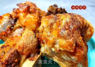 氛围炸锅版猪骨棒的做法步调：14