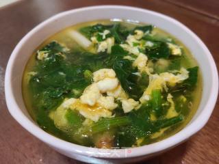 菠菜蛋花汤的做法步调：9