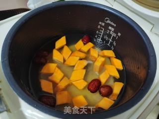 苹果北瓜白枣小米粥的做法步调：2