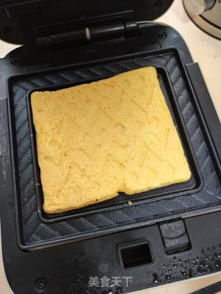 单色蛋饼三武功的做法步调：4