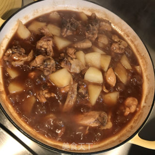 咖喱鸡块炖土豆的做法步调：9