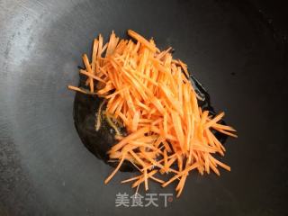 炒开菜的做法步调：3
