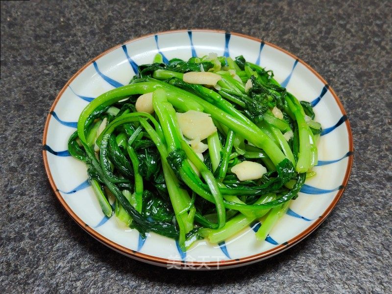 浑炒油菜的做法