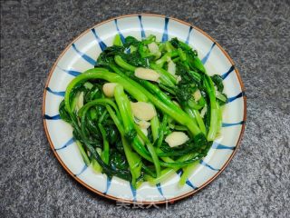 浑炒油菜的做法步调：6