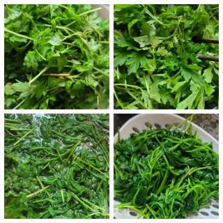 蜜白豆艾草糯米糍的做法步调：1