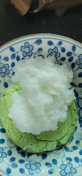 蜜白豆艾草糯米糍的做法步调：6