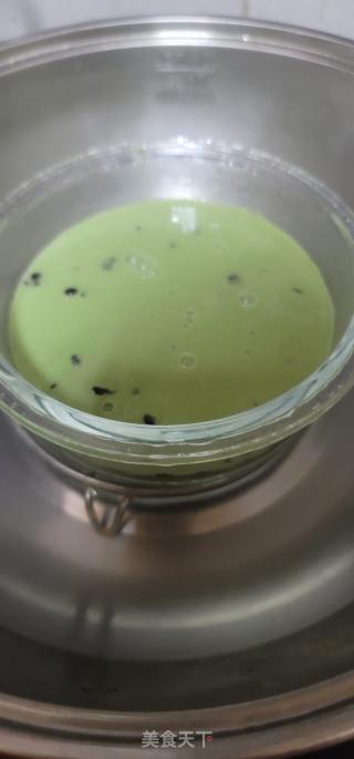 艾草白豆糕的做法步调：9