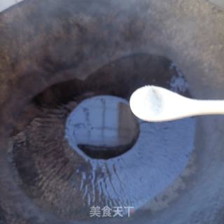 排骨油菜炒心蘑的做法步调：4