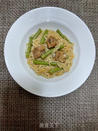 豆角排骨焖里的做法步调：14