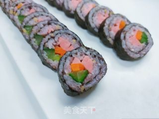 紫菜包饭的做法步调：9