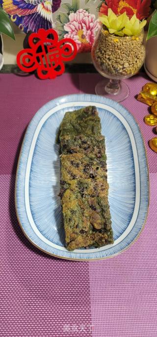 艾草白豆糯米饼的做法步调：14