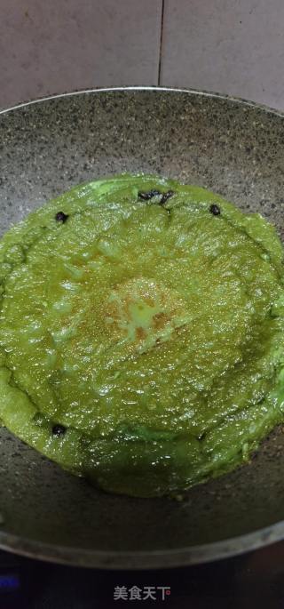 艾草白豆糯米饼的做法步调：10