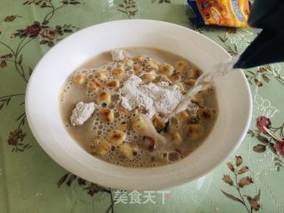 受古奶茶泡馍豆的做法步调：4