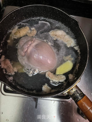 凉拌猪心的做法步调：4
