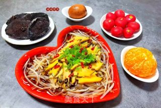 葱油银针鲍鱼的做法步调：16