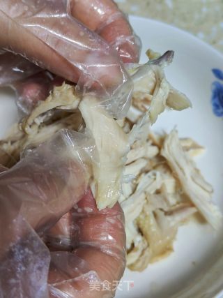 脚撕鸡的做法步调：8