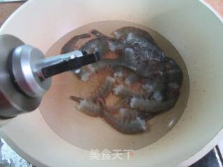 柠檬虾仁的做法步调：4