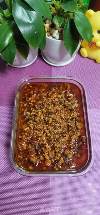 喷鼻辣肉酱的做法步调：13
