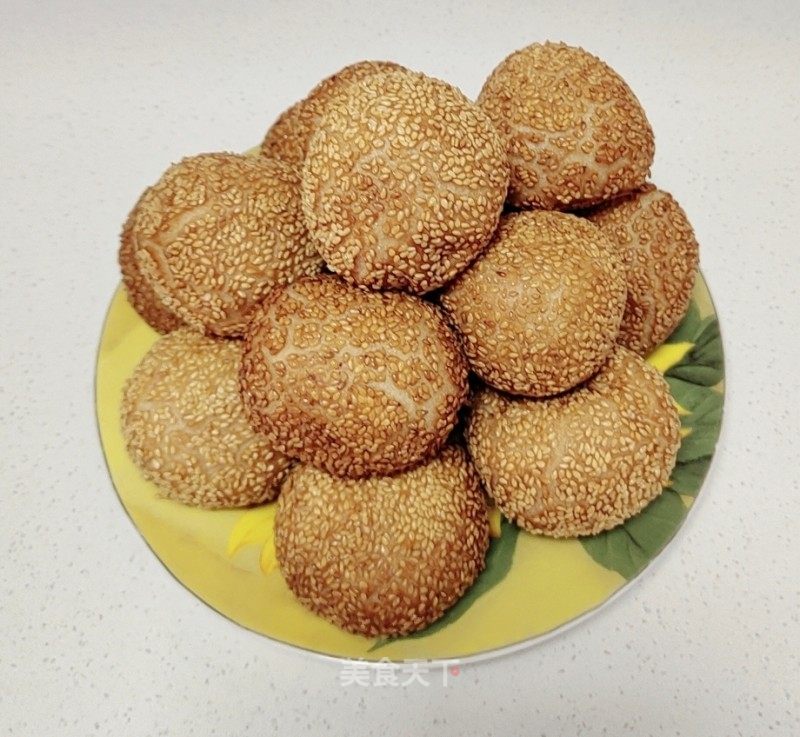 炸麻团的做法