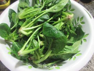 菠菜油炸素鸡的做法步调：2