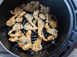 炸蘑菇的做法步调：7