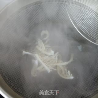 喷鼻菇油菜炒素毛肚的做法步调：10