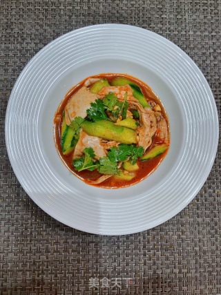 凉拌鸡腿肉的做法步调：13