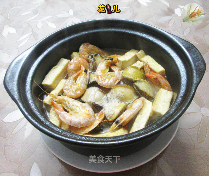 虾干鲍鱼豆腐煲的做法