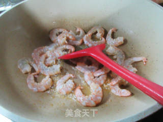 纯菜炒虾仁的做法步调：5