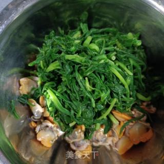 毛蛤拌里条菜的做法步调：14