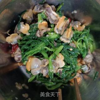 毛蛤拌里条菜的做法步调：15
