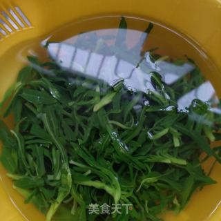 毛蛤拌里条菜的做法步调：4