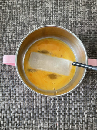 云吞皮煎苦粿的做法步调：6