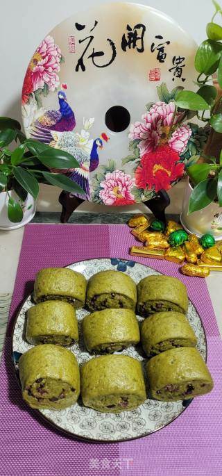 乌齐麦艾草白豆卷的做法步调：14
