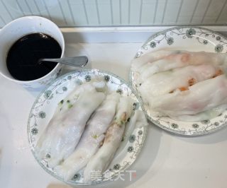 广东肠粉的做法步调：11