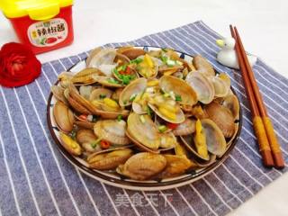 5分钟快脚菜～炒油蛤的做法步调：10