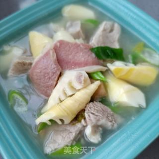 金华水腿梅花肉炖雷笋的做法步调：13