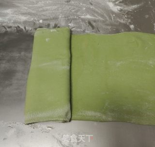 绿茶粉烙饼的做法步调：5