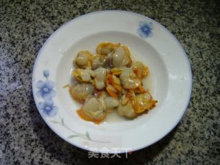 青椒圆蛤炒黄芽菜的做法步调：2