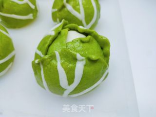 包菜豆沙包的做法步调：13